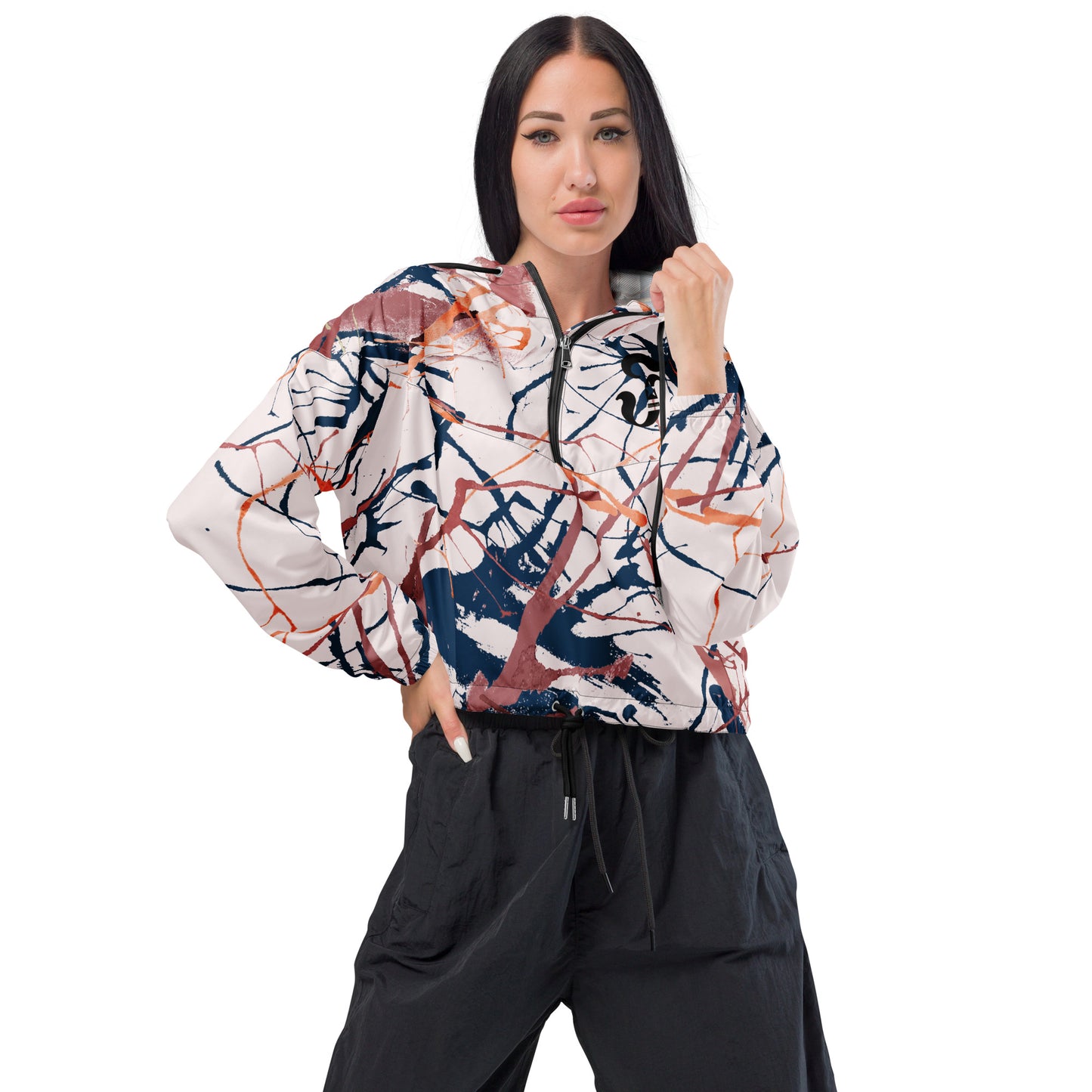 Jhanka VelocityVibes - Women’s cropped windbreaker