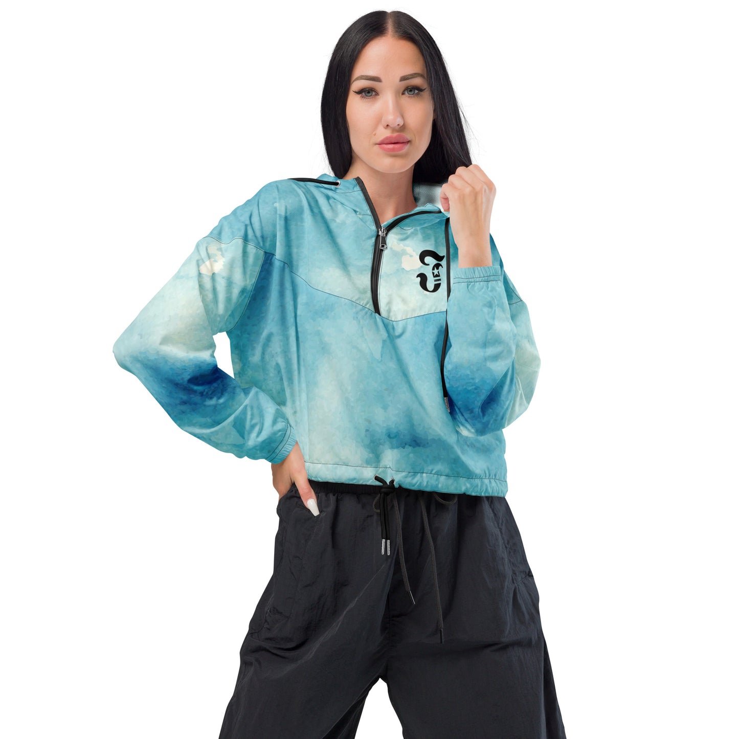 Jhanka TyphoonTrend - Women’s cropped windbreaker