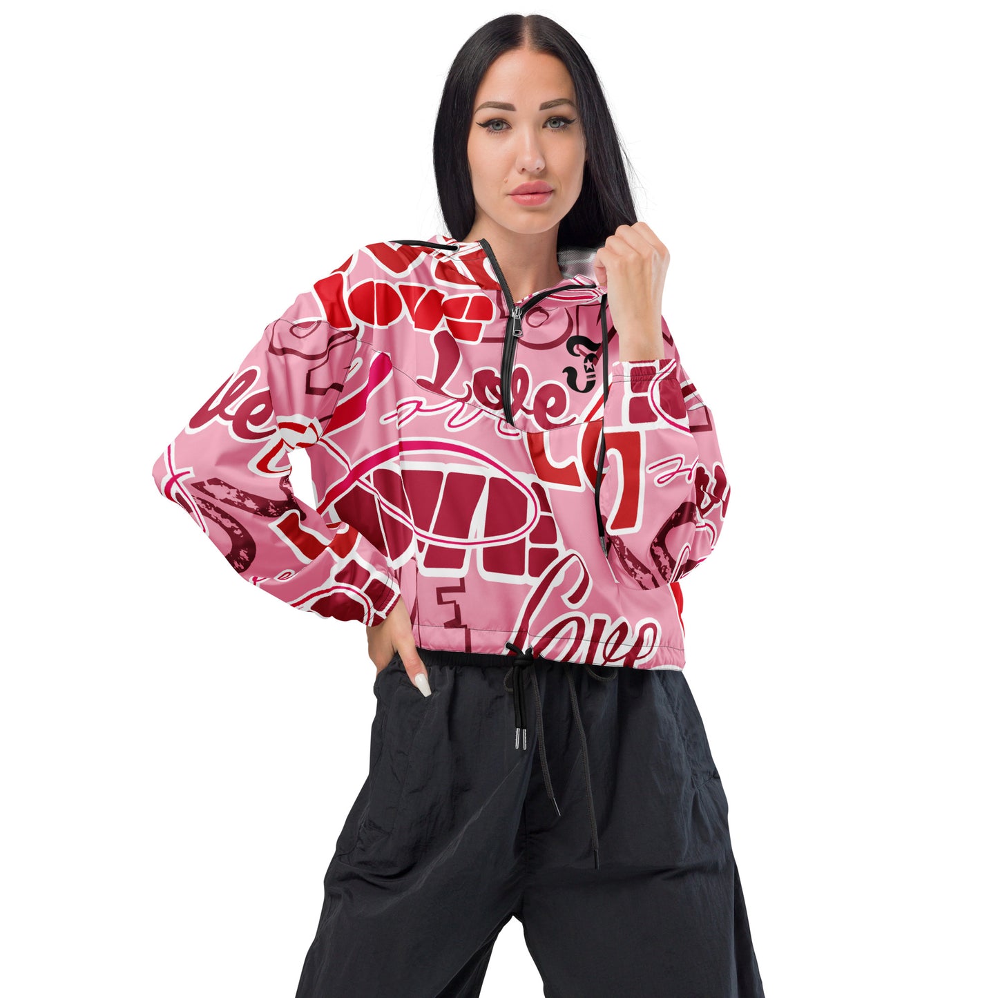 Jhanka BlizzardBreeze - Women’s cropped windbreaker