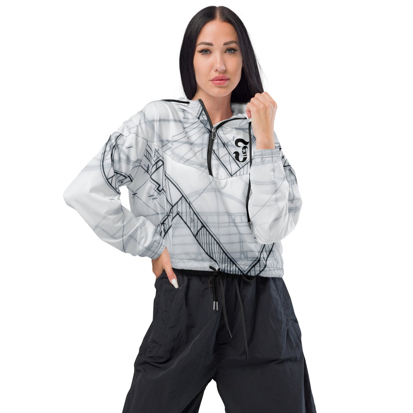 Jhanka GaleGlam - Women’s cropped windbreaker