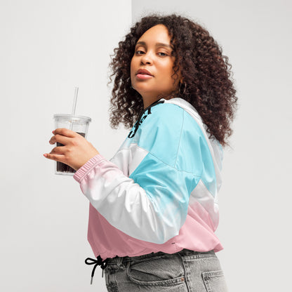 Jhanka BreezyBliss - Women’s cropped windbreaker