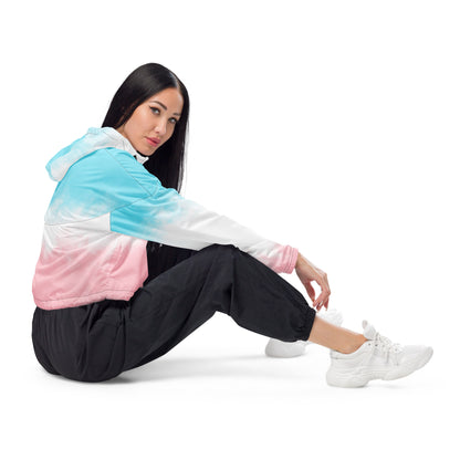 Jhanka BreezyBliss - Women’s cropped windbreaker