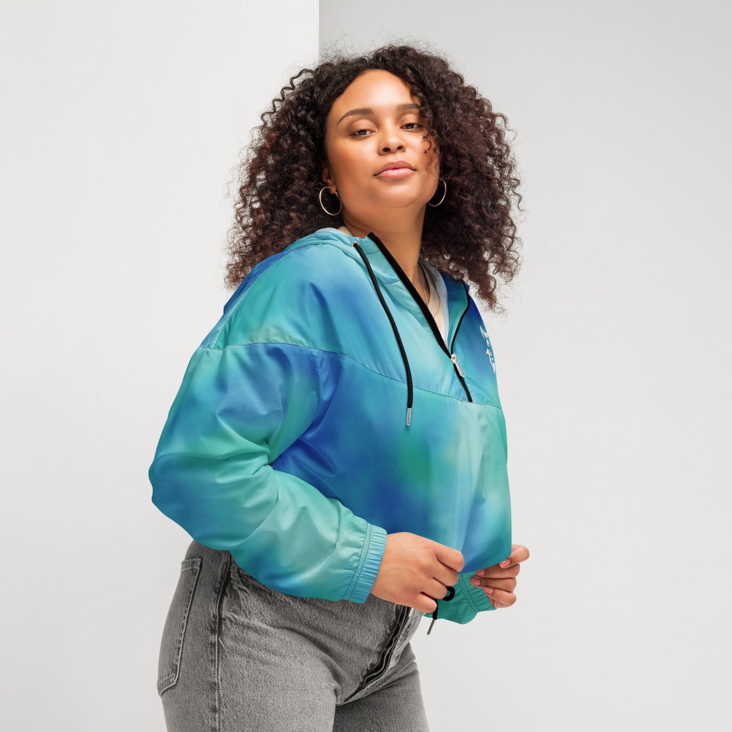 Jhanka VelocityVibes - Women’s cropped windbreaker