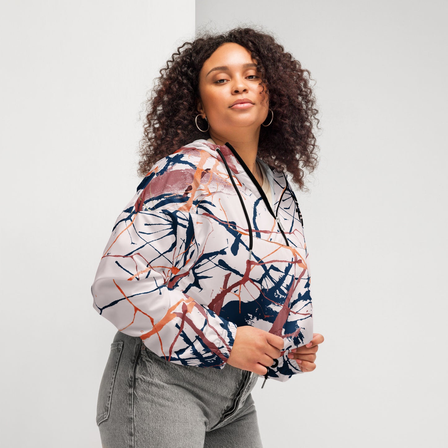 Jhanka VelocityVibes - Women’s cropped windbreaker