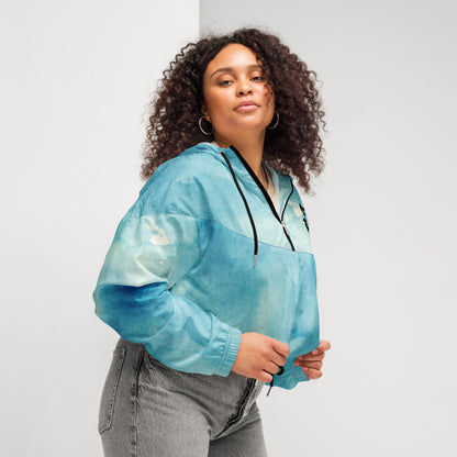 Jhanka TyphoonTrend - Women’s cropped windbreaker