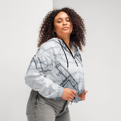 Jhanka GaleGlam - Women’s cropped windbreaker