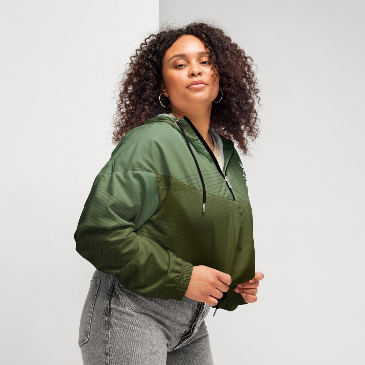 Jhanka GaleGlamour - Women’s cropped windbreaker