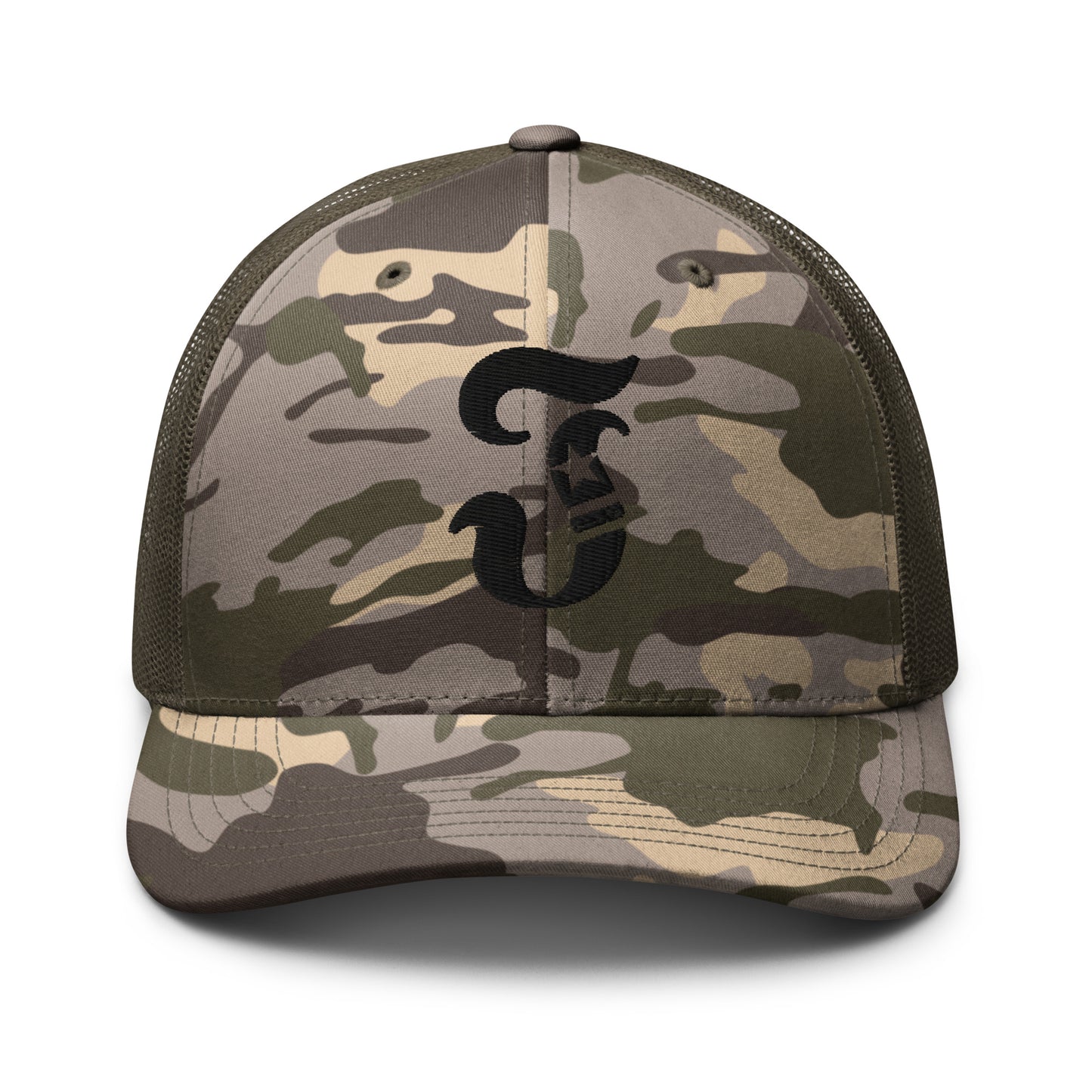 Stealthy Shade - Camouflage trucker hat