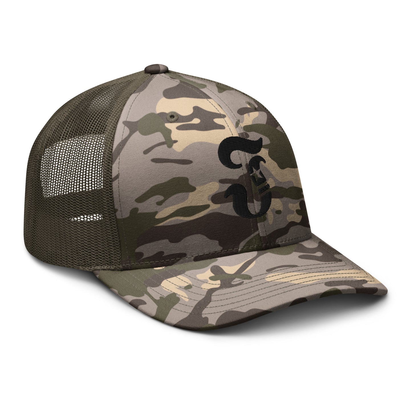 Stealthy Shade - Camouflage trucker hat