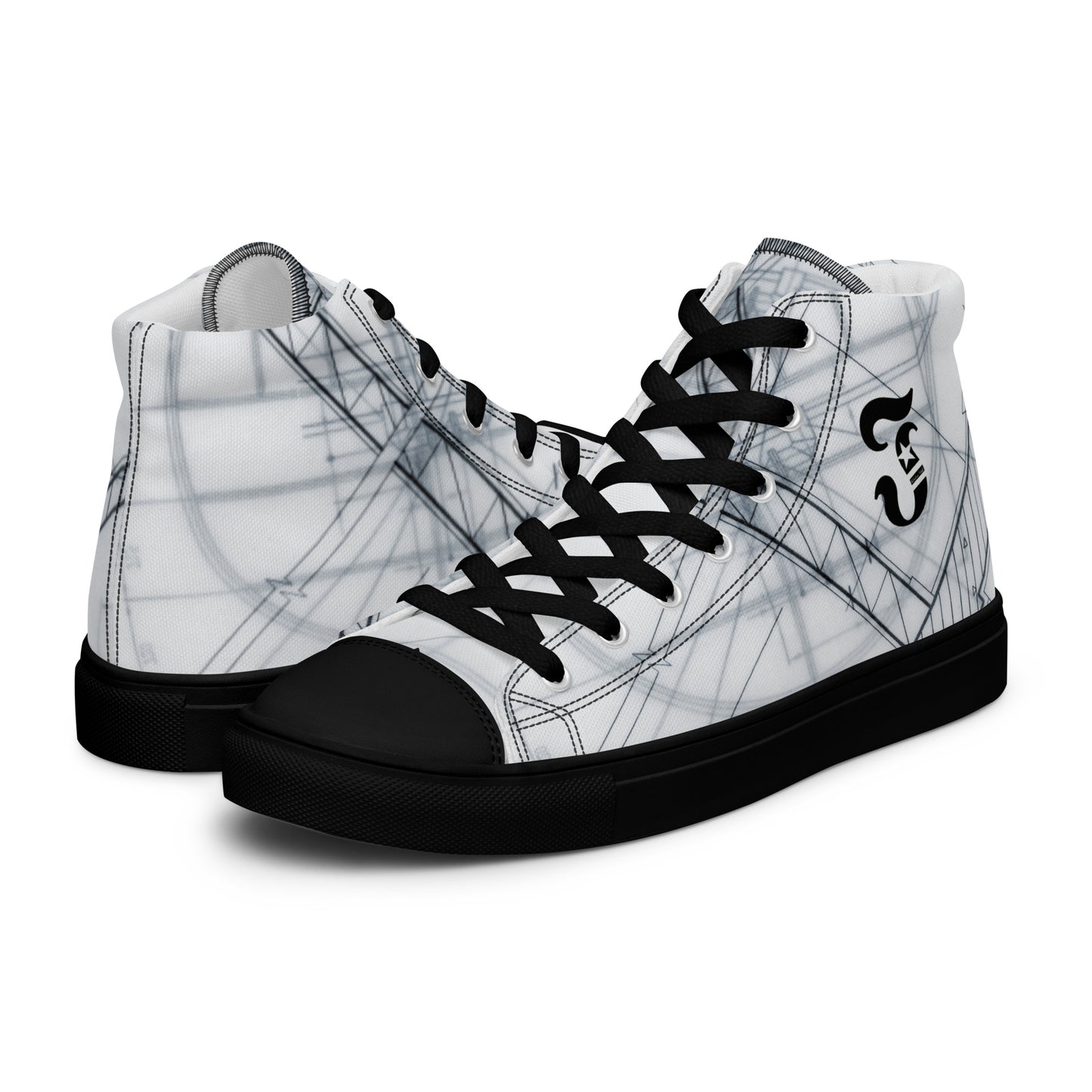 Jhanka Jetset - Men’s high top canvas shoes