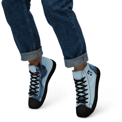 Jhanka Joltz - Men’s high top canvas shoes