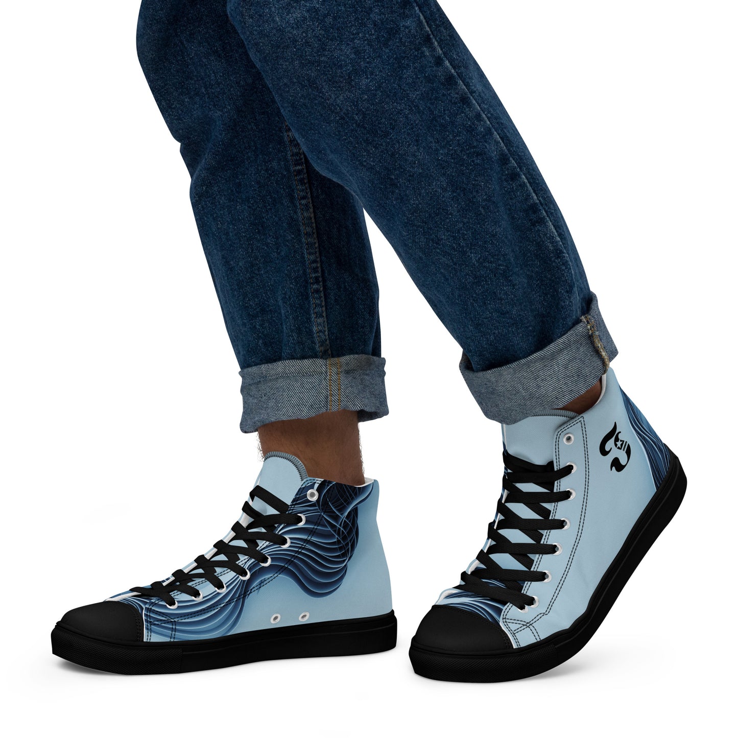 Jhanka Joltz - Men’s high top canvas shoes