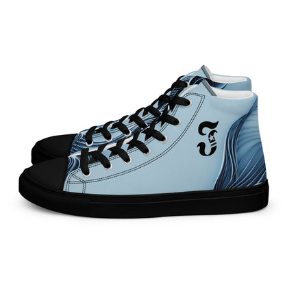 Jhanka Joltz - Men’s high top canvas shoes