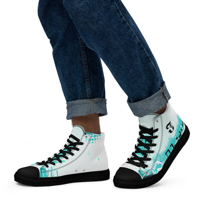 Jhanka Jagger - Men’s high top canvas shoes