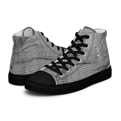 Jhanka Jagger - Men’s high top canvas shoes