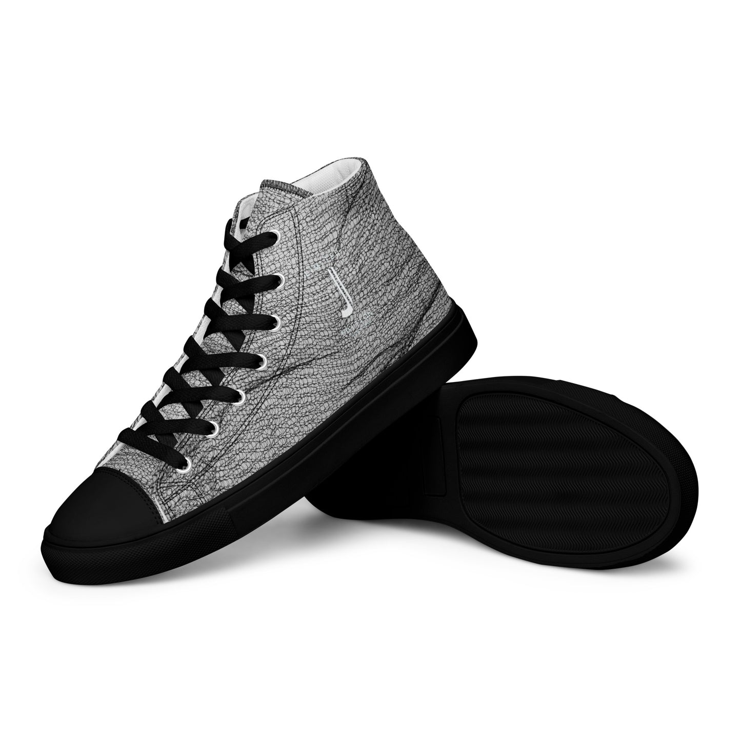 Jhanka Jagger - Men’s high top canvas shoes