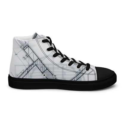 Jhanka Jetset - Men’s high top canvas shoes