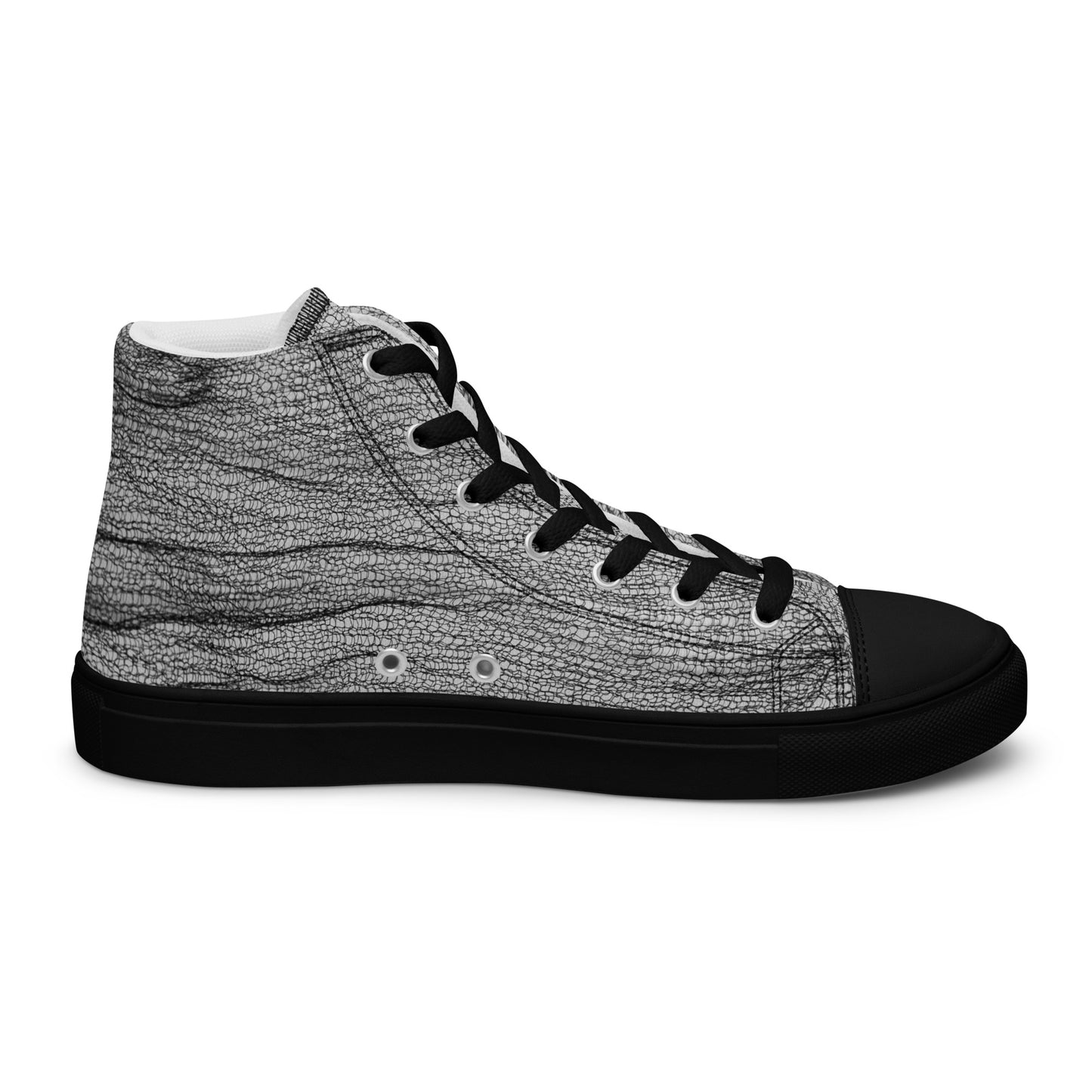 Jhanka Jagger - Men’s high top canvas shoes