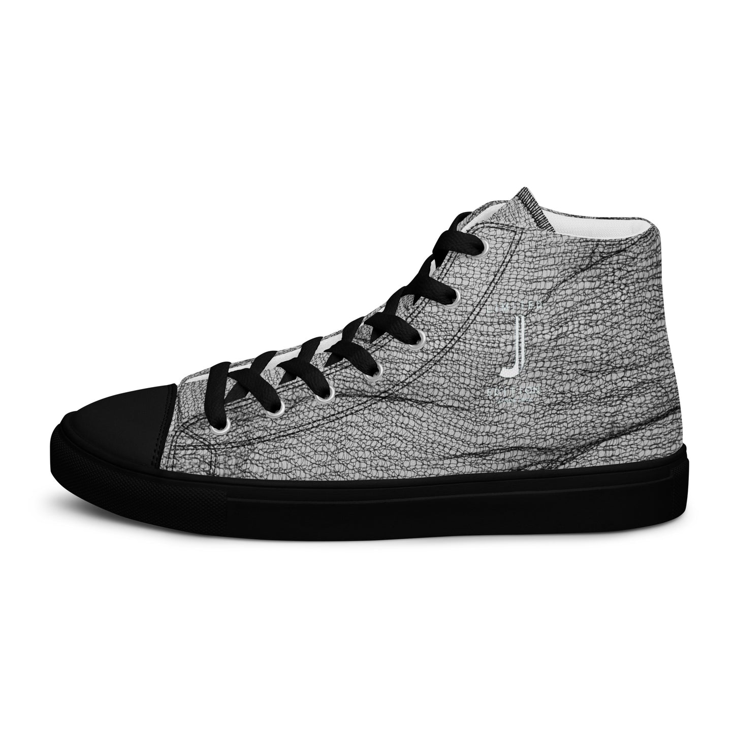 Jhanka Jagger - Men’s high top canvas shoes