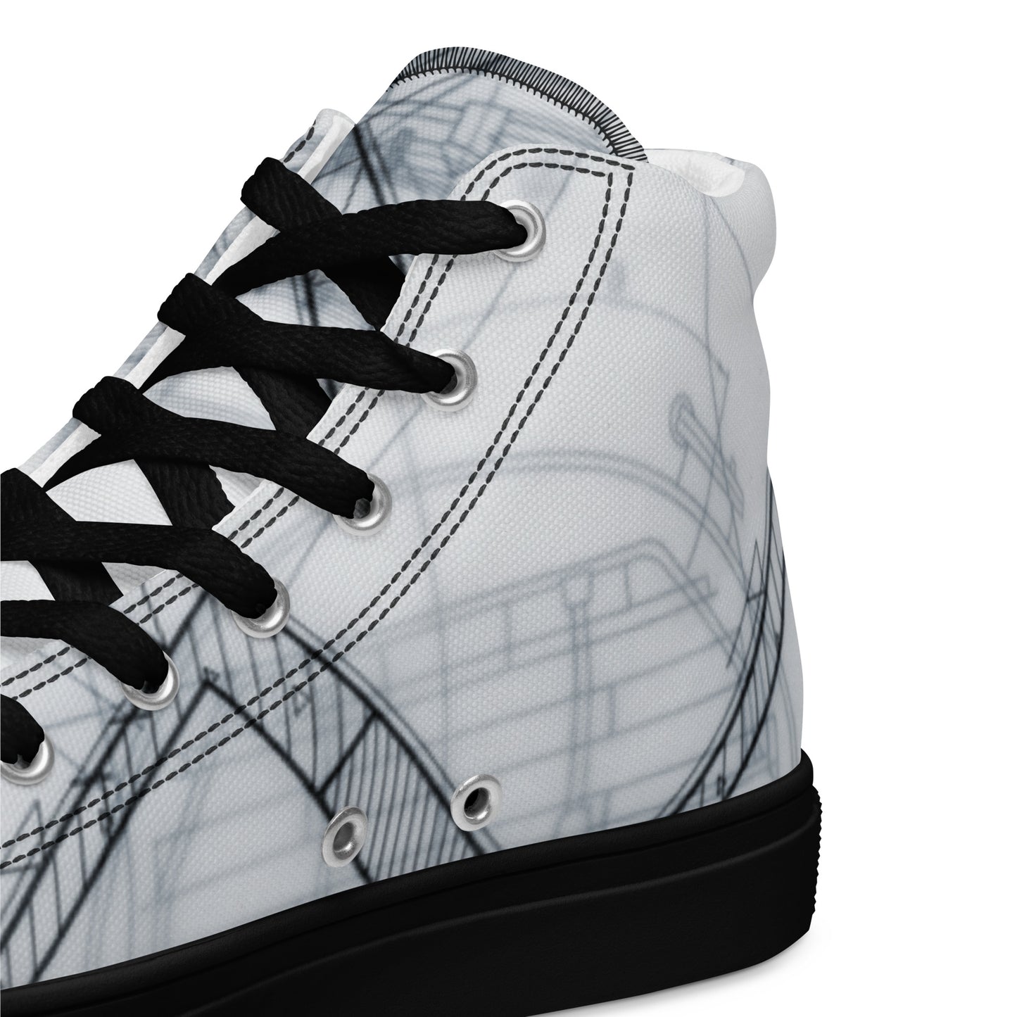 Jhanka Jetset - Men’s high top canvas shoes