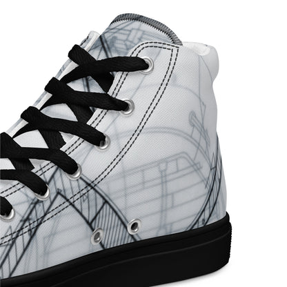 Jhanka Jetset - Men’s high top canvas shoes