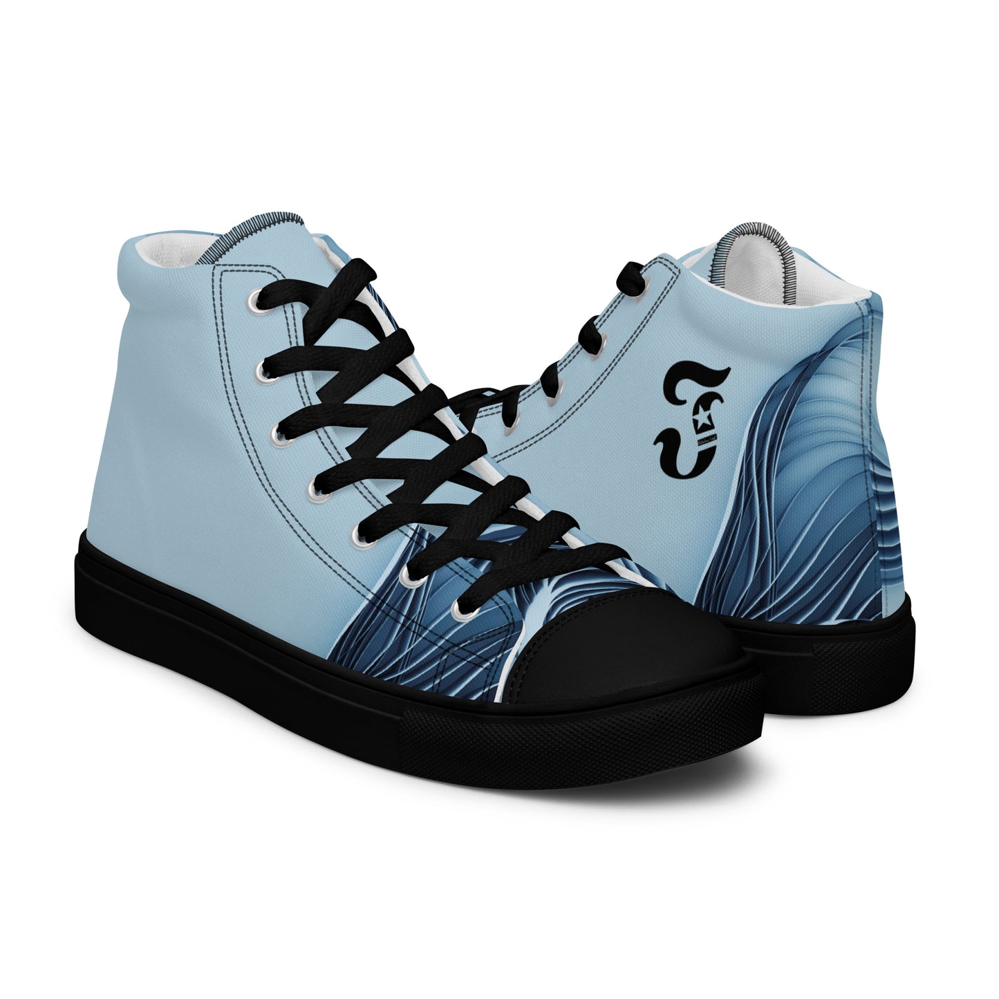 Jhanka Joltz - Men’s high top canvas shoes