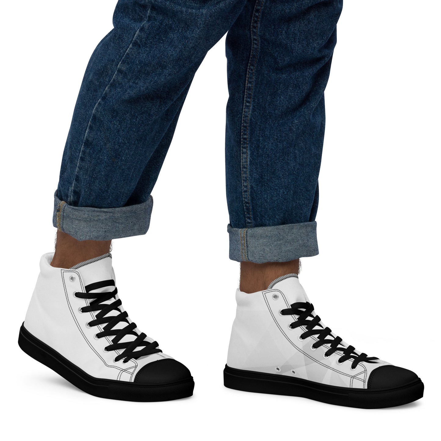 Jhanka Jiggy - Men’s high top canvas shoes