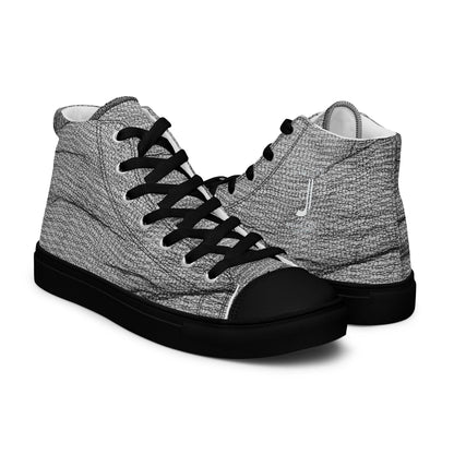 Jhanka Jagger - Men’s high top canvas shoes