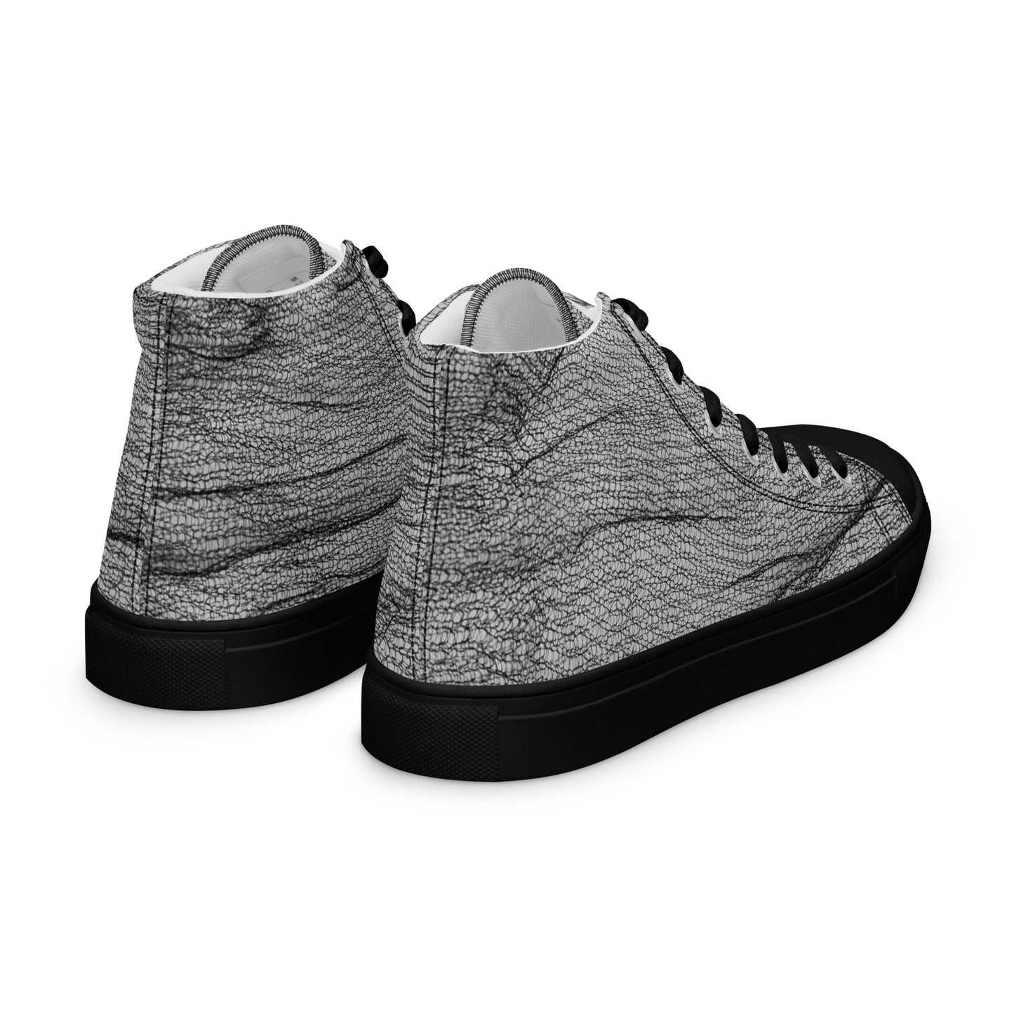 Jhanka Jagger - Men’s high top canvas shoes