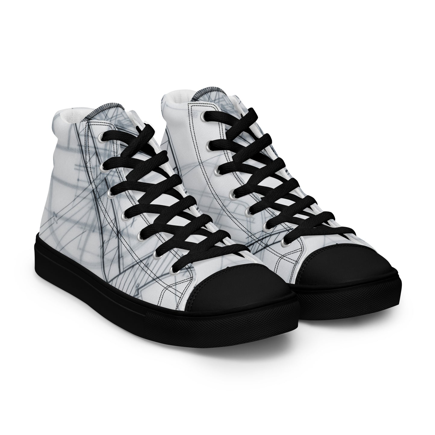 Jhanka Jetset - Men’s high top canvas shoes