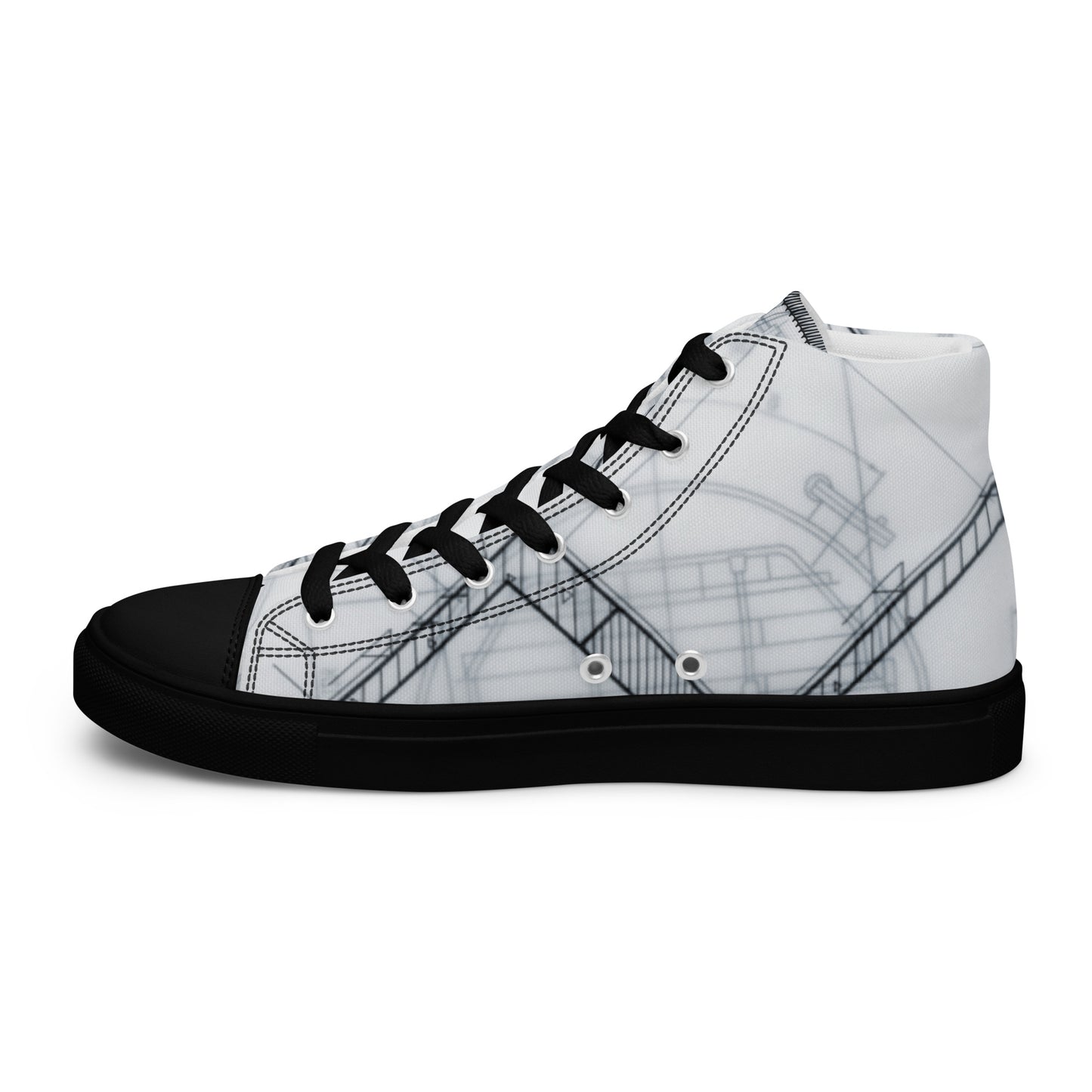 Jhanka Jetset - Men’s high top canvas shoes