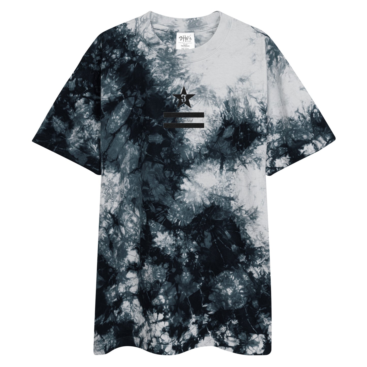 Rainbow Rebel  - Oversized tie-dye t-shirt