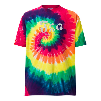 Jhanka Free Spirit Flow - Oversized tie-dye t-shirt