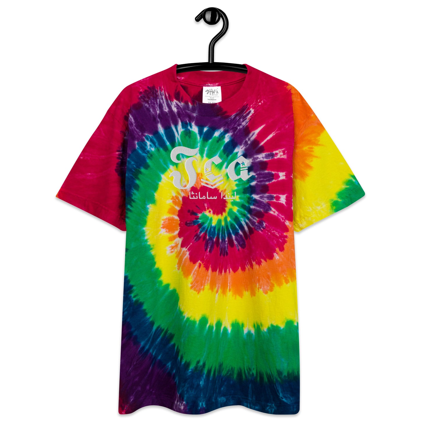 Jhanka Free Spirit Flow - Oversized tie-dye t-shirt