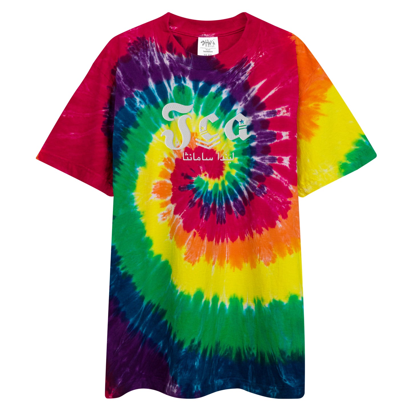 Jhanka Free Spirit Flow - Oversized tie-dye t-shirt