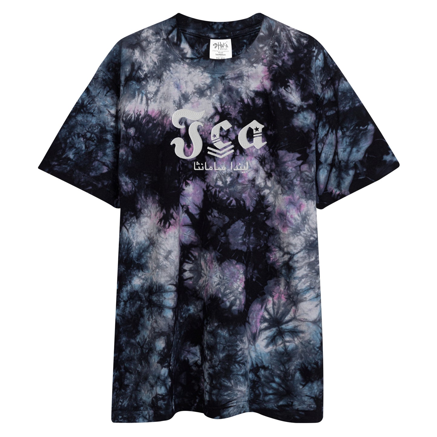 Jhanka Free Spirit Flow - Oversized tie-dye t-shirt