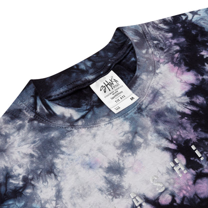 Cosmic Swirl  - Oversized tie-dye t-shirt