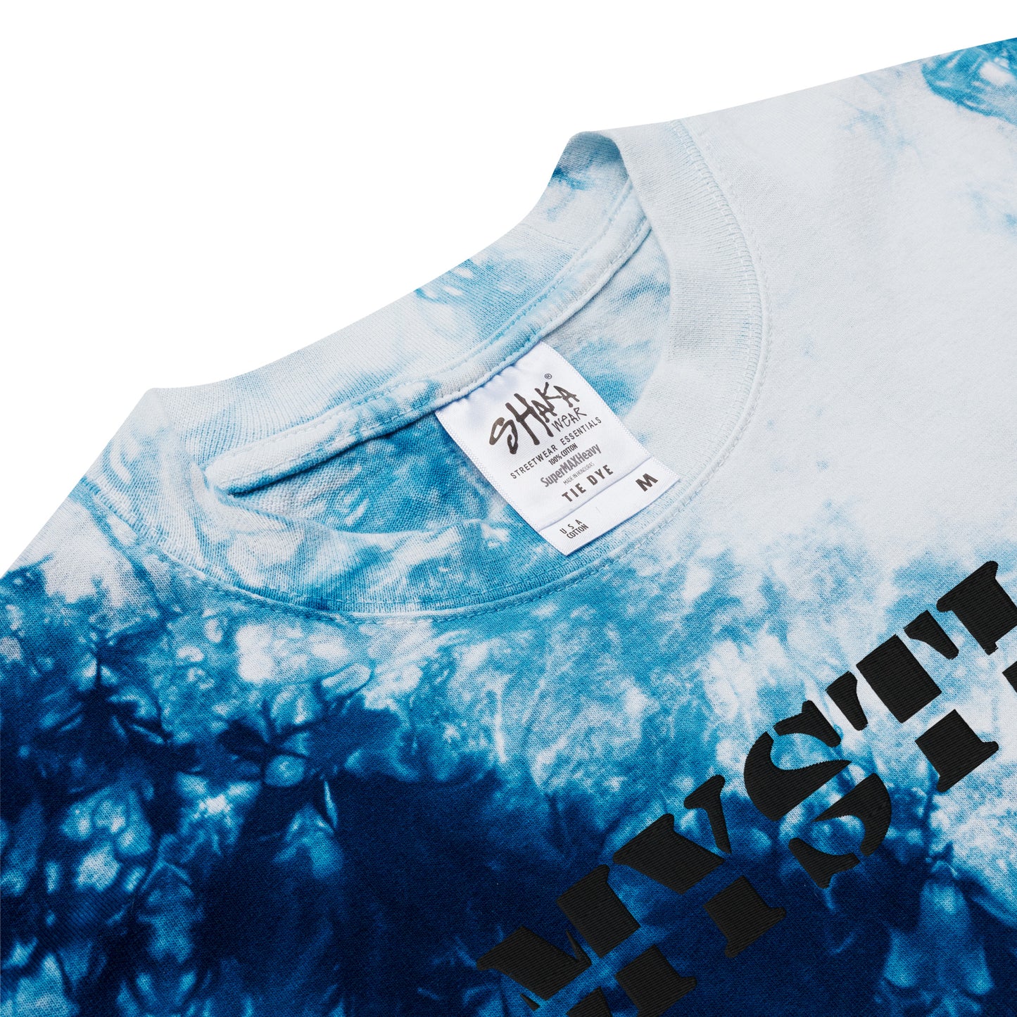 Hippie Chic - Oversized tie-dye t-shirt