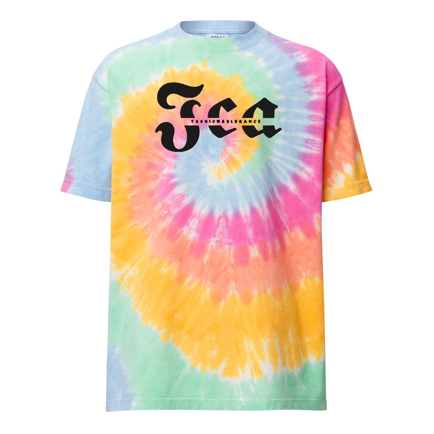 Festival Frenzy - Oversized tie-dye t-shirt