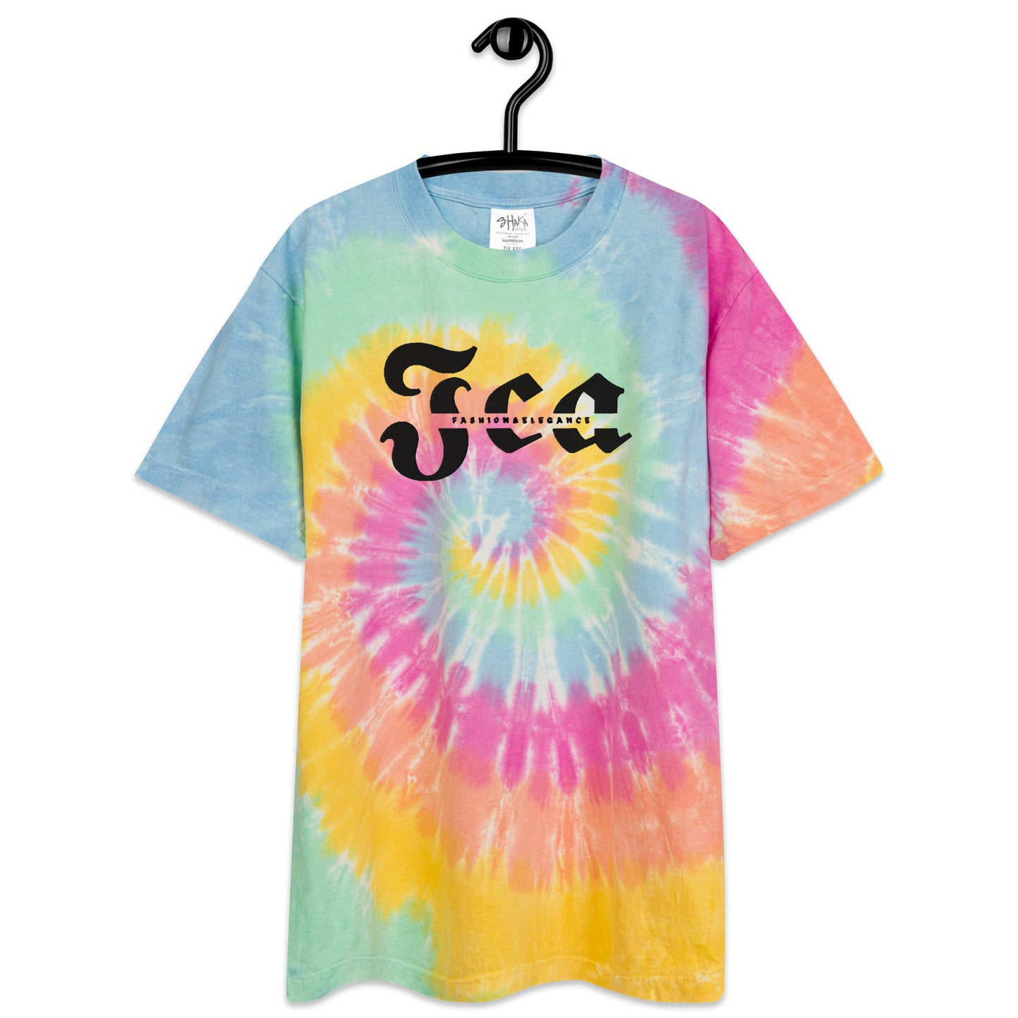 Festival Frenzy - Oversized tie-dye t-shirt