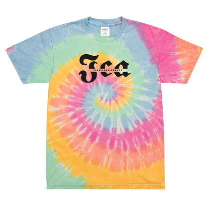 Festival Frenzy - Oversized tie-dye t-shirt