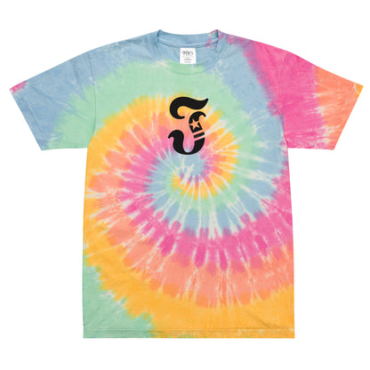 Electric Eclipse - Oversized tie-dye t-shirt