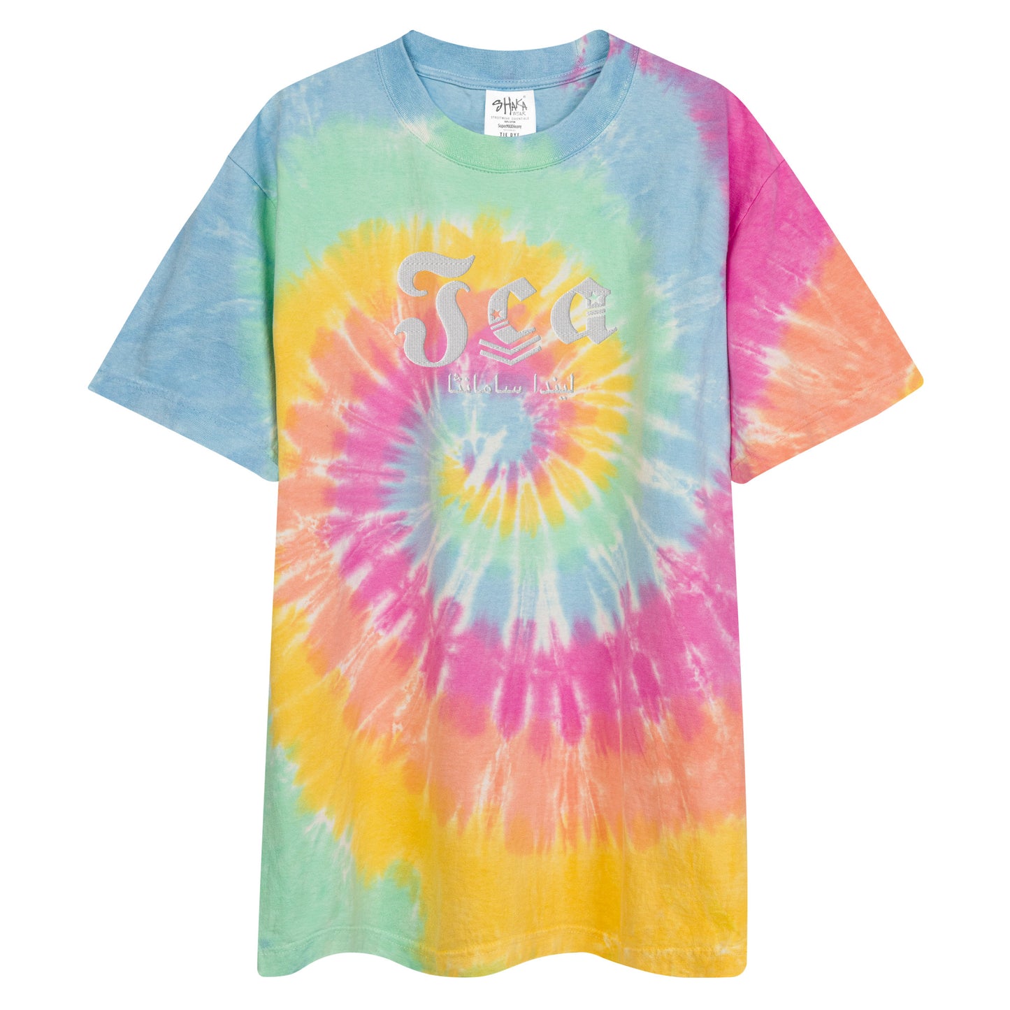 Jhanka Free Spirit Flow - Oversized tie-dye t-shirt