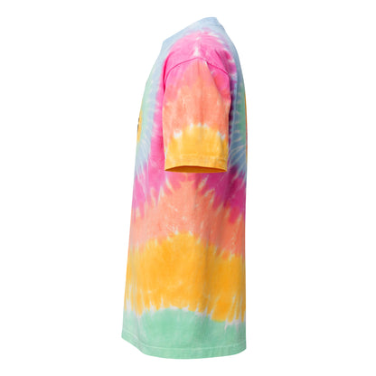 Electric Eclipse - Oversized tie-dye t-shirt