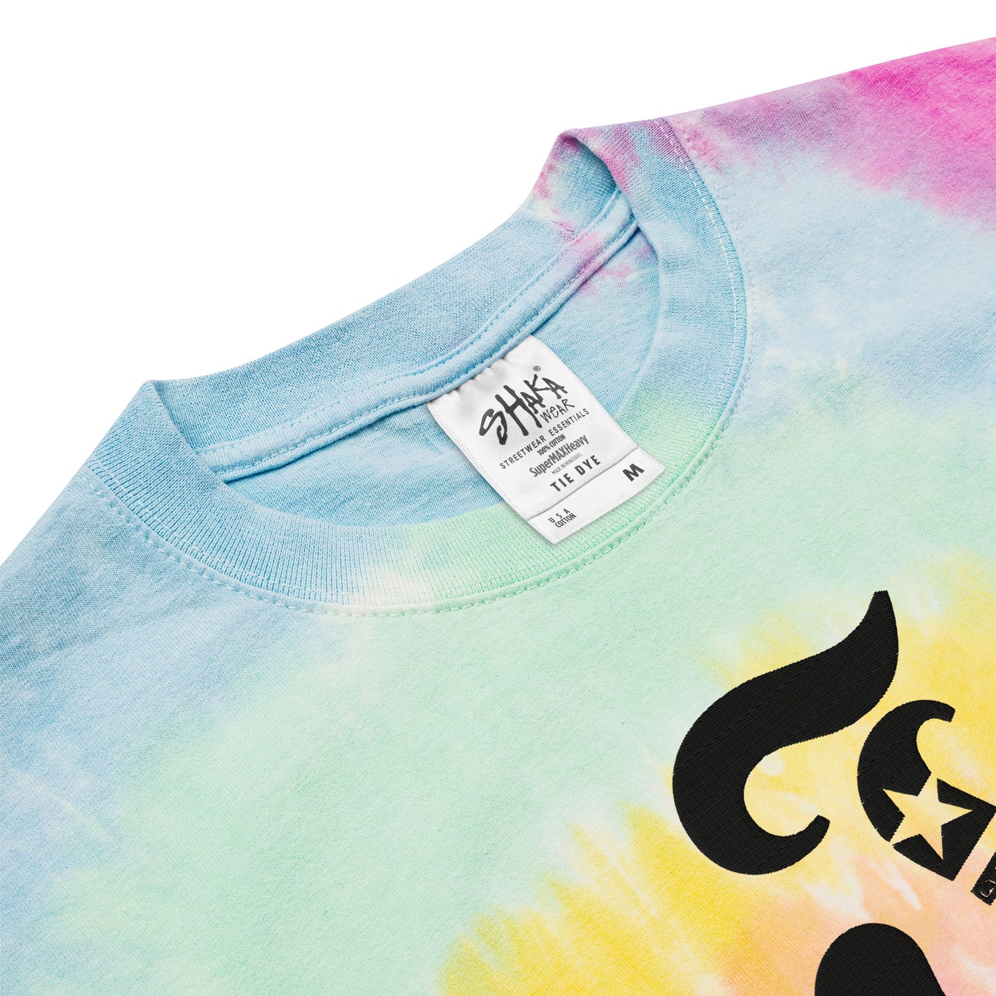 Electric Eclipse - Oversized tie-dye t-shirt