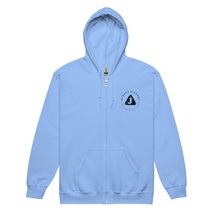 Jhanka Crest Zip - Unisex heavy blend zip hoodie