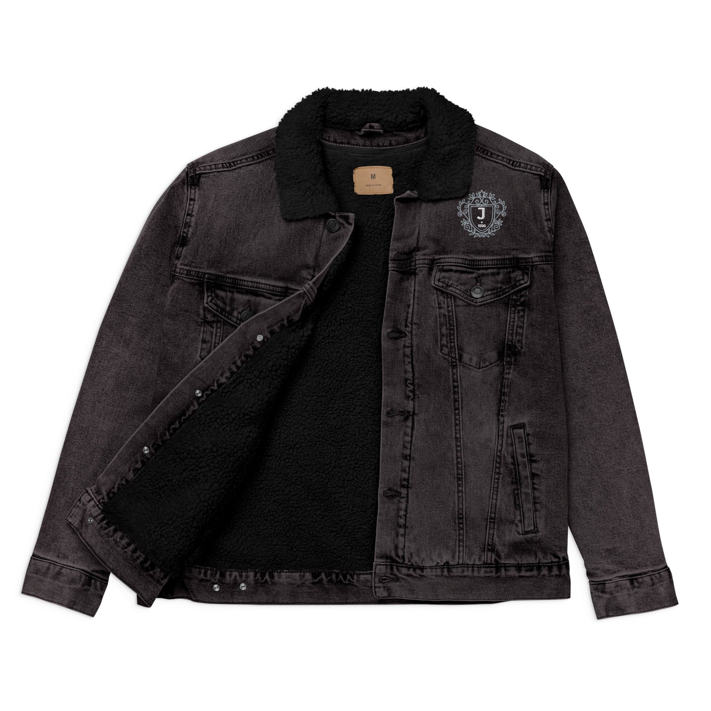 Jhanka Rugged - Unisex denim sherpa jacket