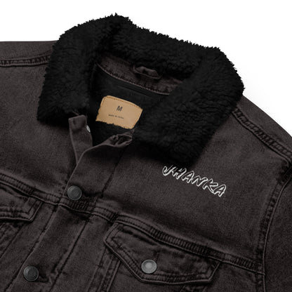 Jhanka Outlaw - Unisex denim sherpa jacket