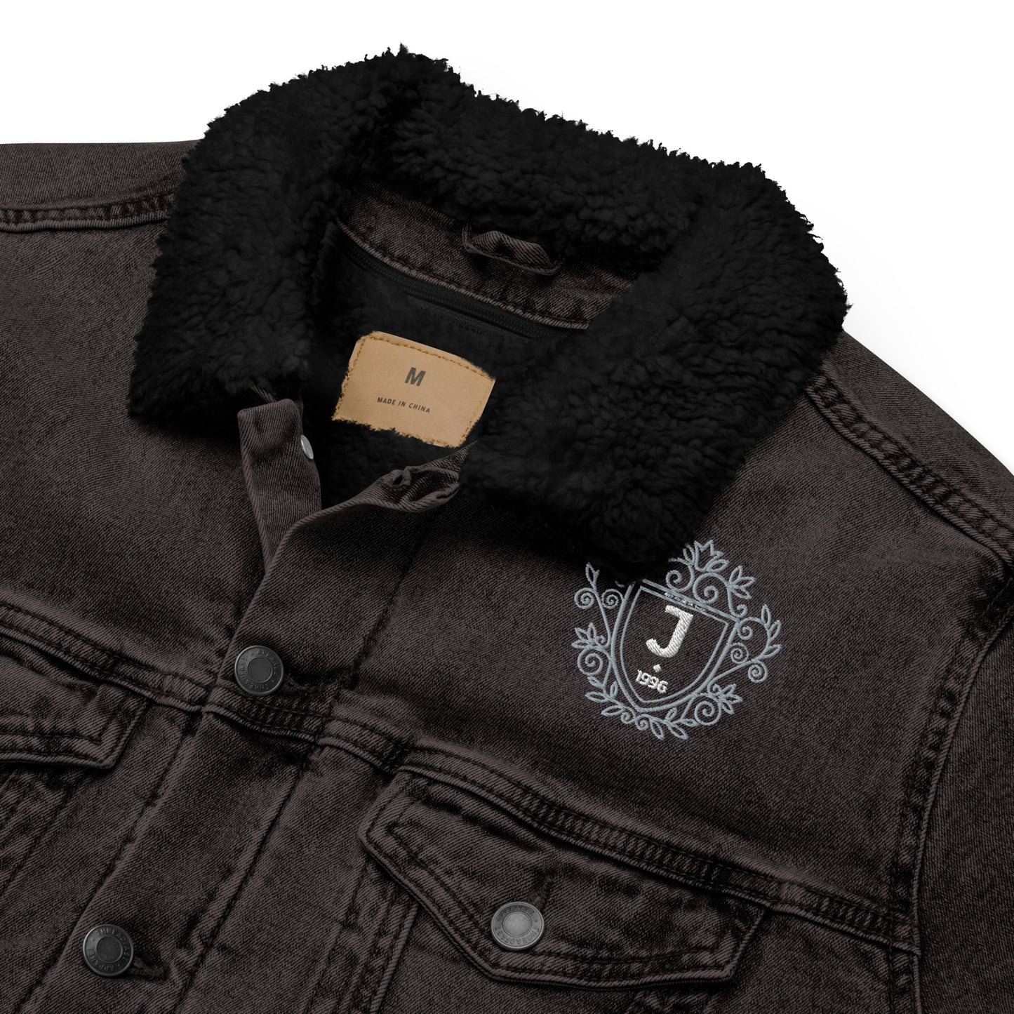 Jhanka Rugged - Unisex denim sherpa jacket