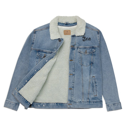 Jhanka Fashion 1100 - Unisex denim sherpa jacket